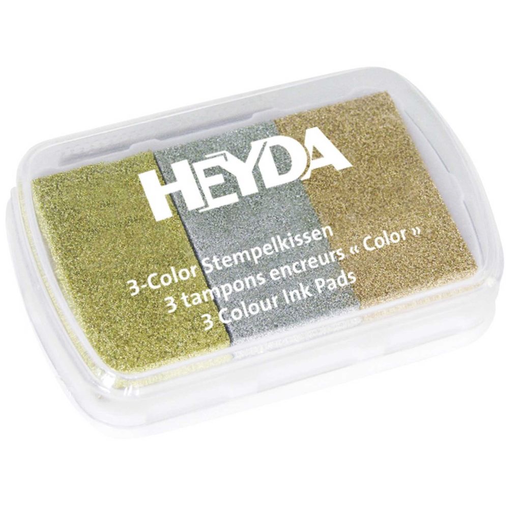 HEYDA Stempelkissen 3 Color gold/silber/kupfer Produktbild 