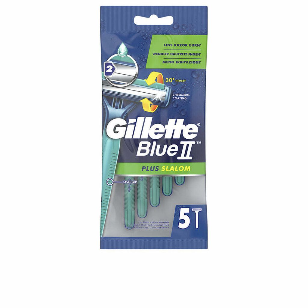 Einwegrasierer Gillette Blue II Plus Slalom 5 Stück