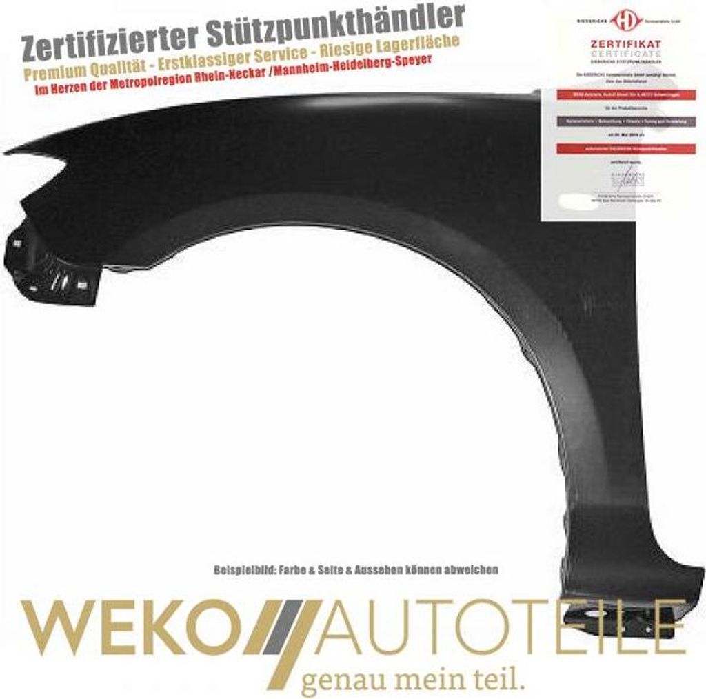 Diederichs Kotflügel li. Mazda 3, 03->> nur 4-trg.