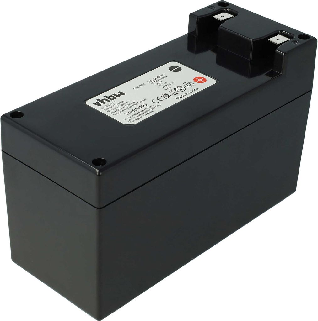 vhbw Akku kompatibel mit Ambrogio L200R, L210, L200 Elite, L200 Deluxe 2B, L200 Evolution, L200 Deluxe 1B Rasenmäher (10200mAh 25,2V Li-Ion)
