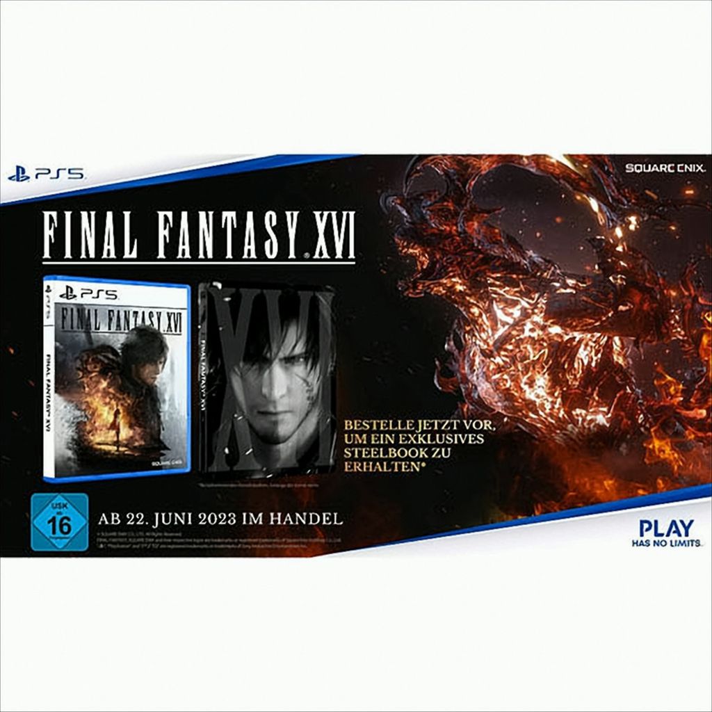 FF XVI PS-5 Steelbook Edition Produktbild 