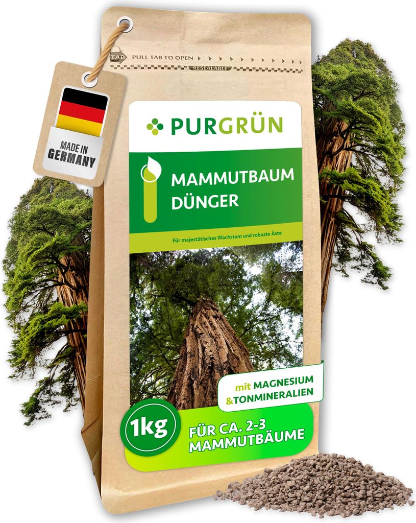 Purgrün Mammutbaum-Dünger 1 kg,
