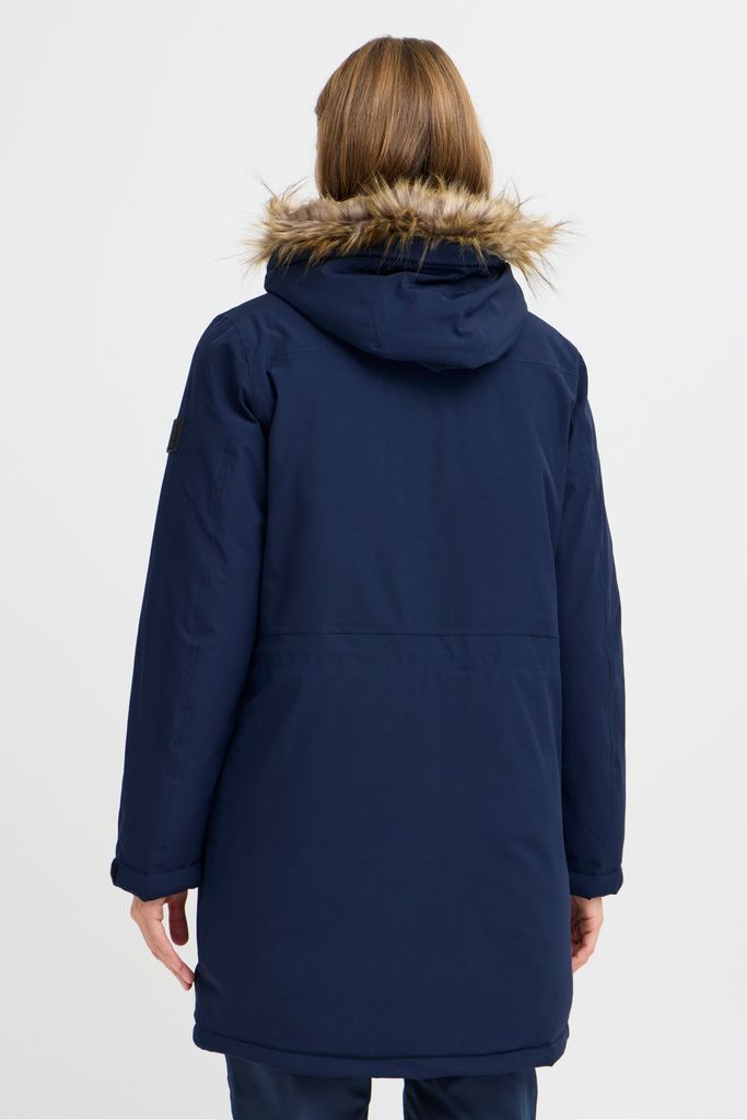 NORTH BEND NBKea Damen Parka - Wasserdichte Funktionsjacke Mit Kapuze