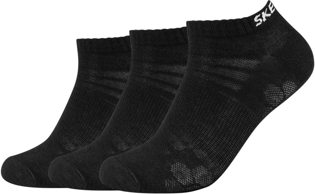 Skechers Skarpetki MESH VENTILATION SNEAKER 3P czarny Zdjęcie produktu 