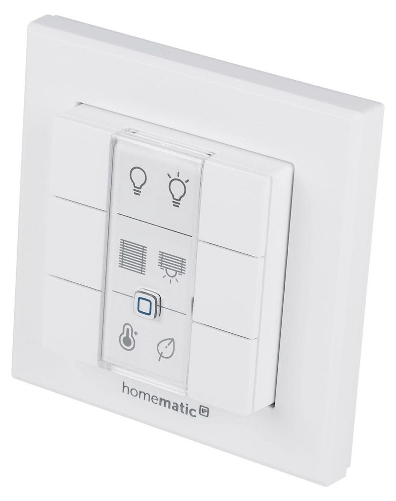 HomeMatic HMIP-WRC6 Weiß Smart Home Beleuchtungssteuerung Produktbild 