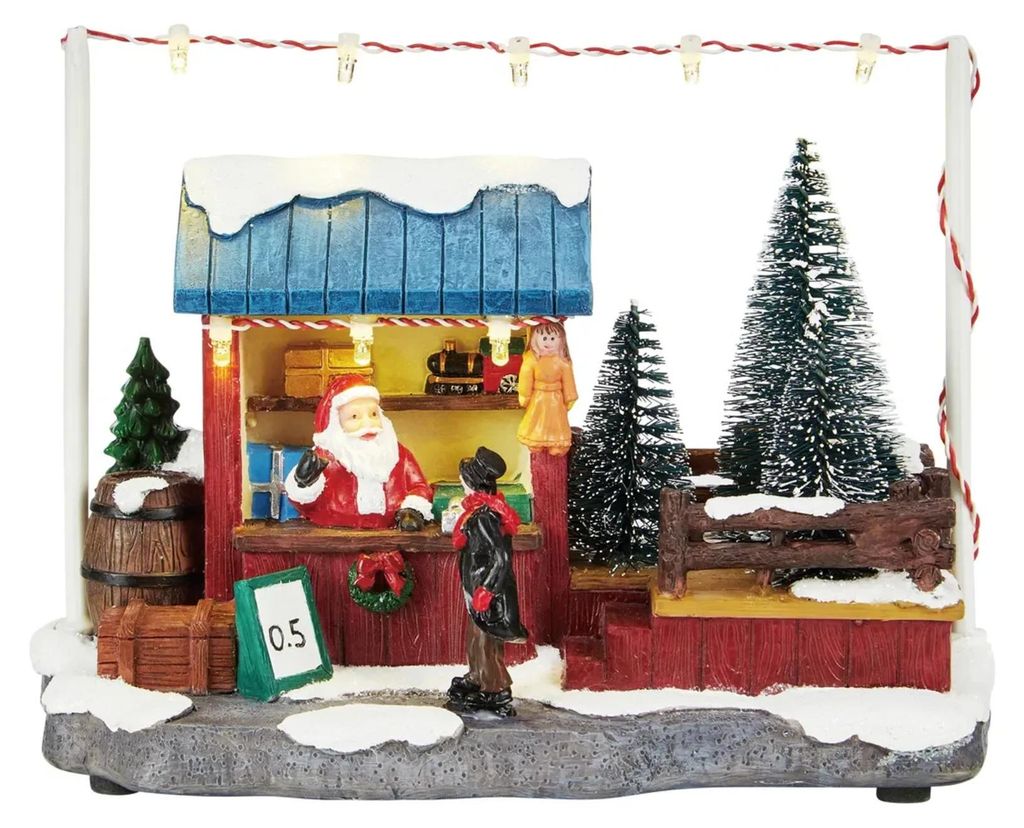 MARKSLOJD Djupvik Weihnachtsdorf, Weihnachtsmannladen