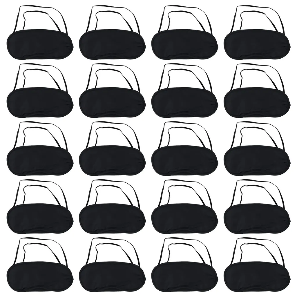 Lot de 24 masques occultants confortables avec protection nasale douce