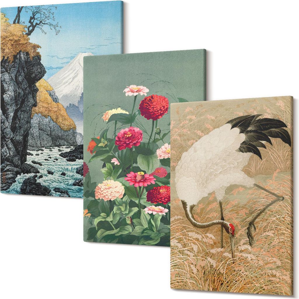 Leinwandbild – Wandbild – Leinwandbilder – Kunstdruck – Polycanvas – Modern – Mehrteilig – 3-Teilig Set – Hochwertig – Geruchslos...