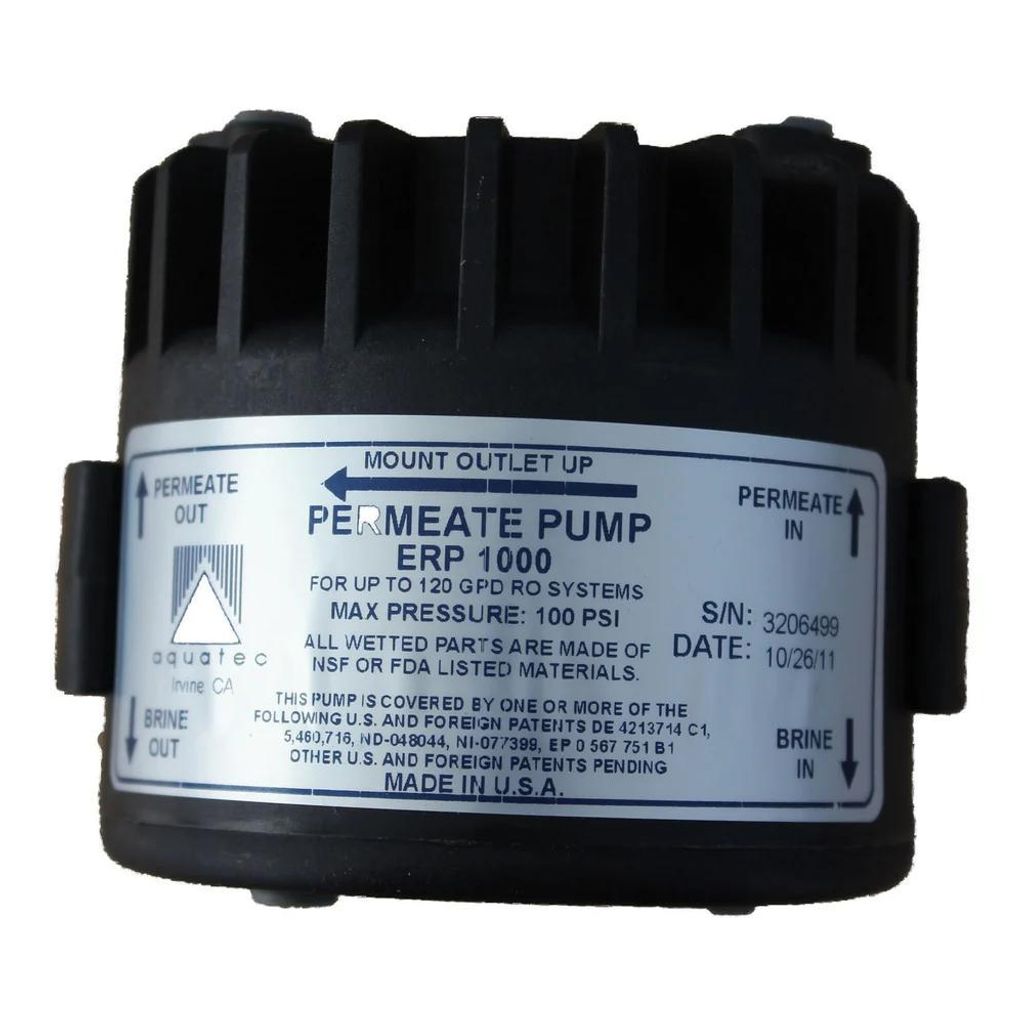 Permeatpumpe 1/4" für Umkehrosmoseanlage mit Tank Produktbild 