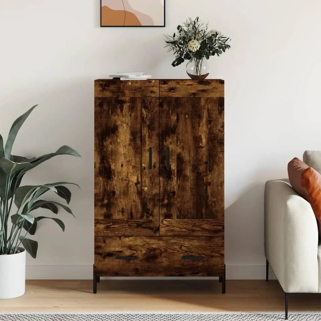 vidaXL Credenza Rovere Affumicato 69,5x31x115 cm - Mobile Elegante Online