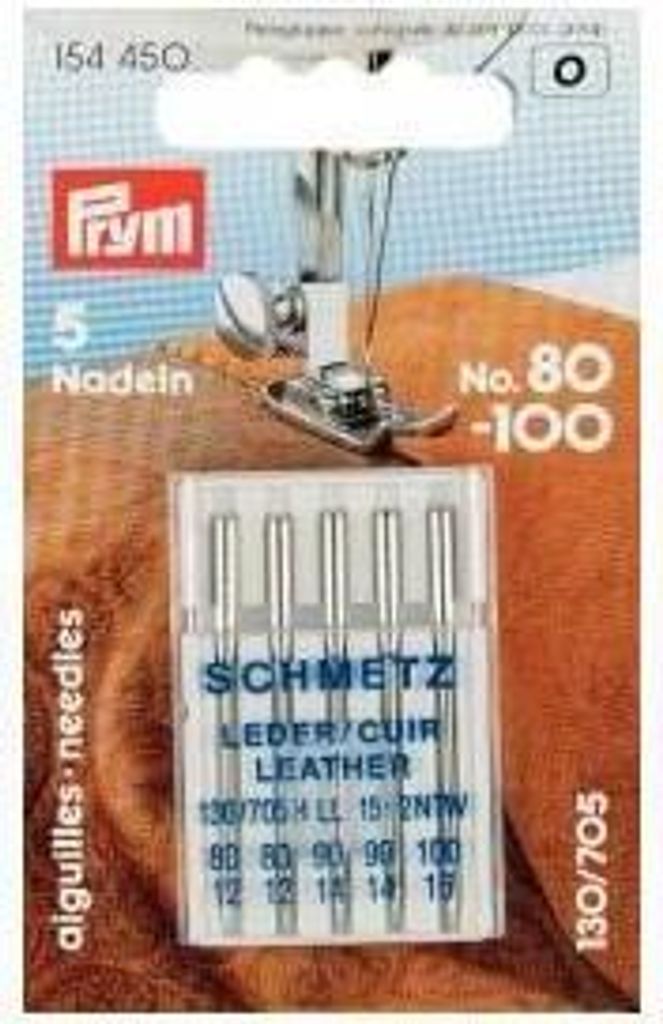 Prym Nähmaschinennadeln mit Flachkolben für Leder 80 - 100 Produktbild 