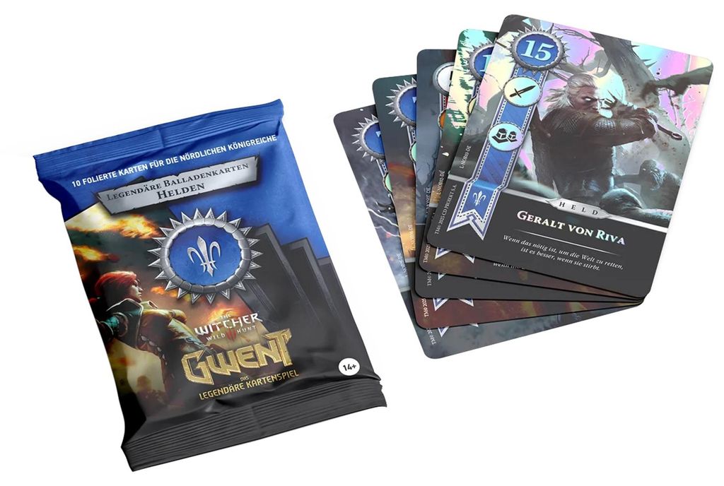 Asmodee Gwent - Legendäre Balladenkarten Helden: Nördliche Produktbild 