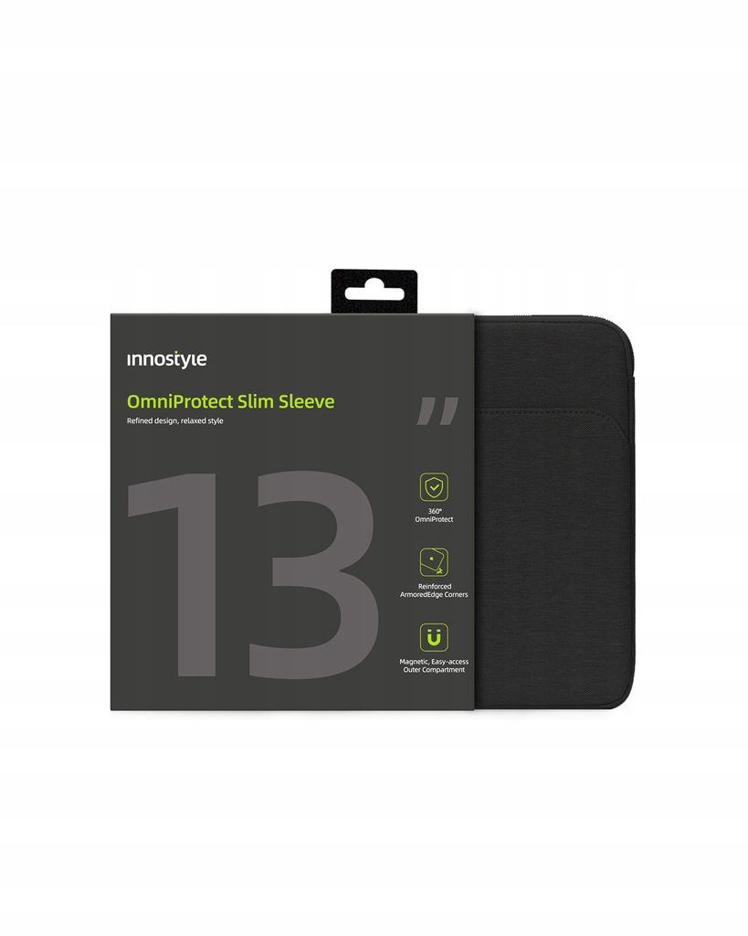Innostyle Laptop-Tasche 13" Wasserdichte Tasche Omniprotect Slim Schwarz