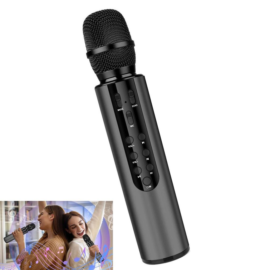 Bluetooth Karaoke Mikrofon,kabelloses Handmikrofon mit4Ω/6 Produktbild 