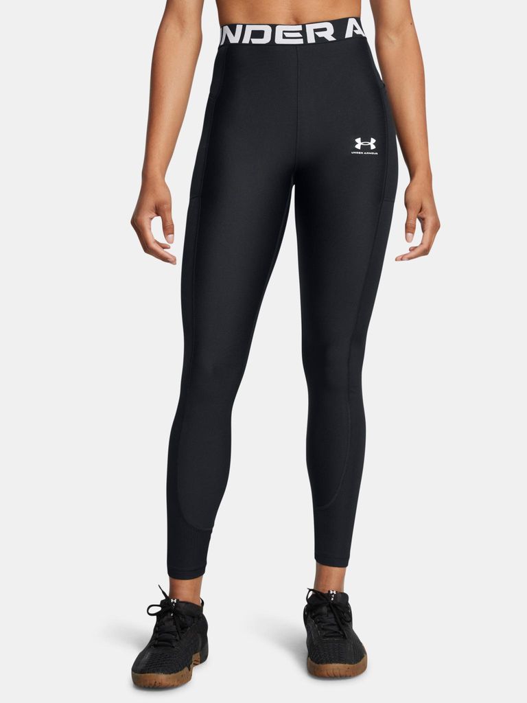 Under Armour Damen Leggings Heatgear Rib Legging 1388693-001__XS