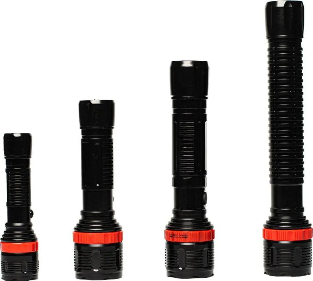 Lampe de poche LED zoomable 100 Lm - Éclairage portable longue portée