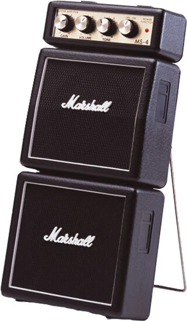 Marshall MS-4 Microbe Noir Ampli Guitare Micro Stack 2W Puissant