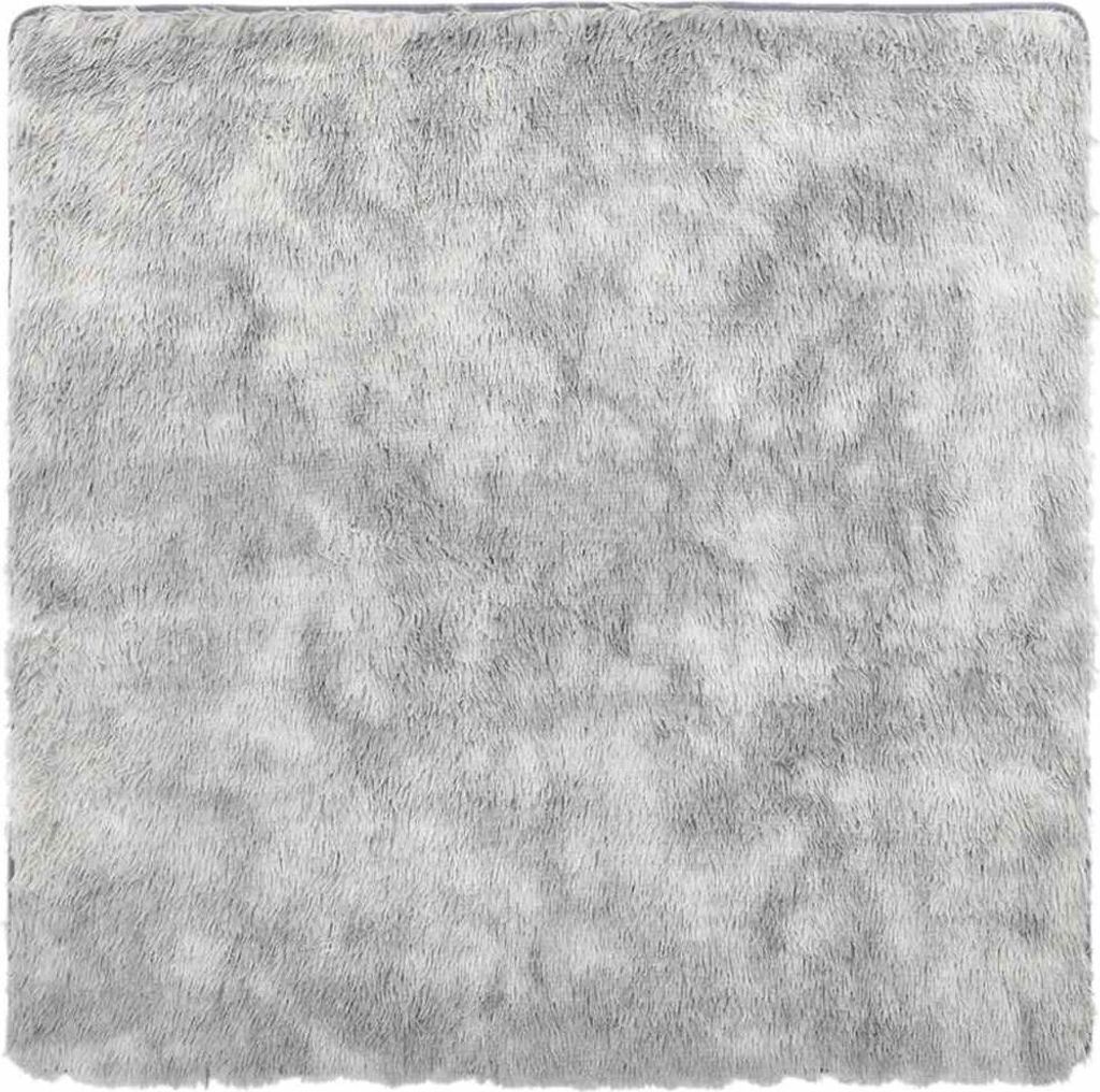 vidaXL Tapis Shaggy à haut velours NAVARRA gris argenté Image du produit 
