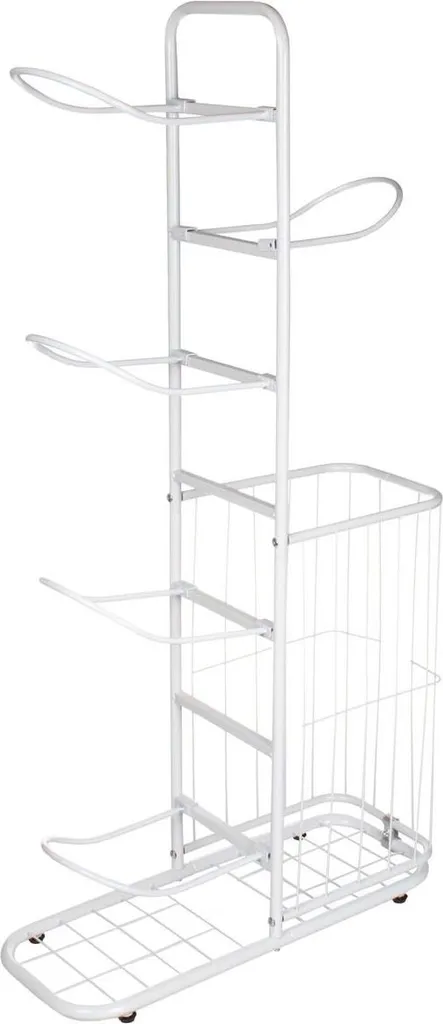 Support mural Merco Multisport 5 blanc : fini le désordre sportif !