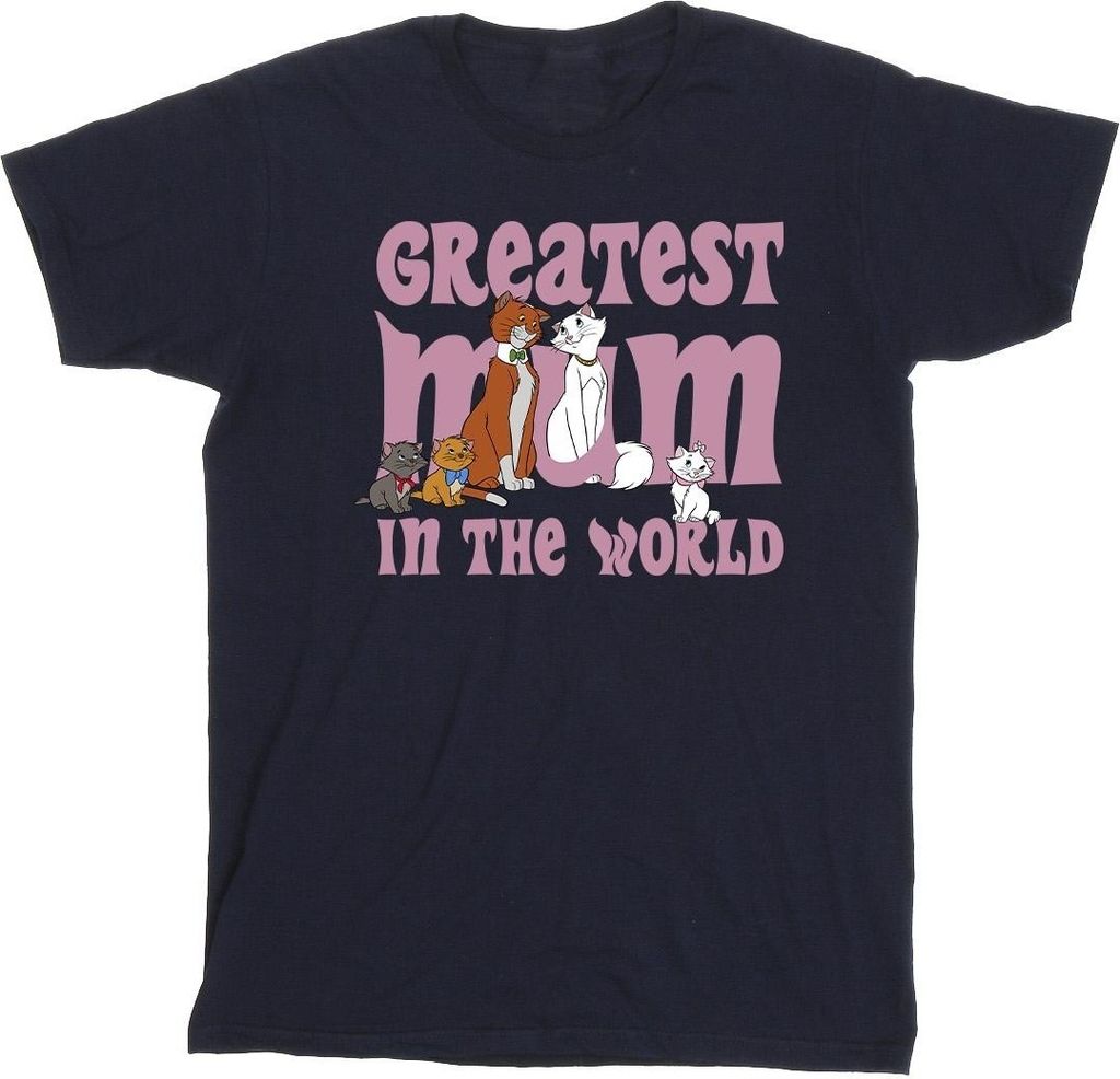Disney - "The Aristocats Greatest Mum" T-Shirt für Herren BI11908 (5XL) (Marineblau)