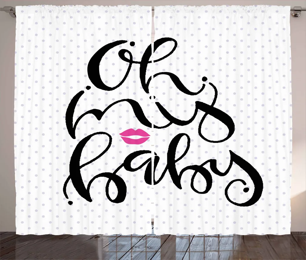 ABAKUHAUS Oh Baby Tenda Universale 280x245cm Lavanda Nero Rosa