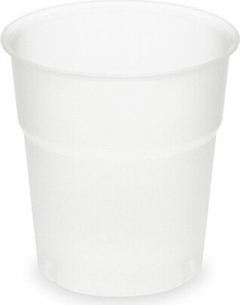 100x  Trinkbecher matt natur 100 ml 0,1 l aus Biokunststoff Produktbild 