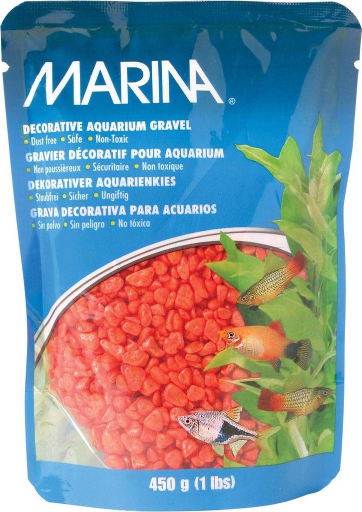 Marina Aquarienkies Gravel Orange 450 g