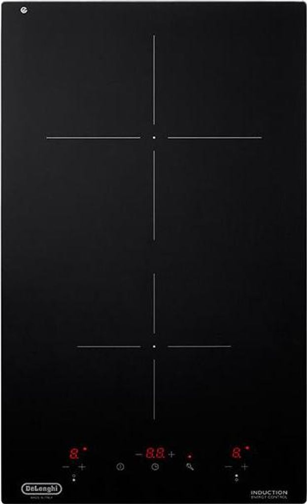 De'Longhi PIN 32 Einbau-Induktionskochfeld, 30 cm, 2 Brenner, Schwarz