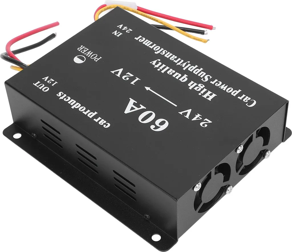 Réducteur de Tension 24V 12V 60W Contrôleur Puissant pour Caravane et RV