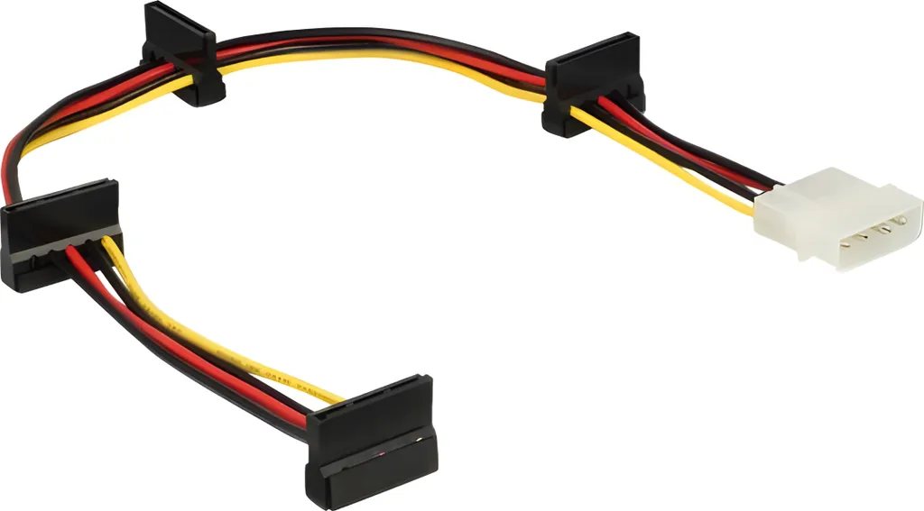 Cavo Delock 60142: Splitter Alimentazione da Molex a 4x SATA 15Pin