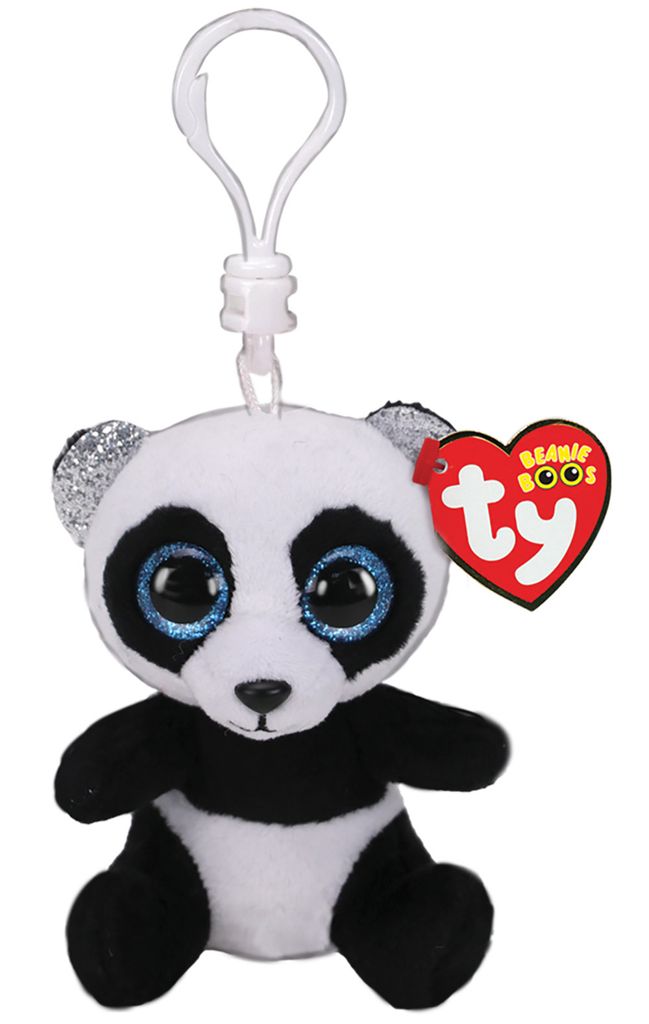 Ty UK Ltd- Panda Schlüsselanhänger, mehrfarbig (35236) TY UK Ltd
