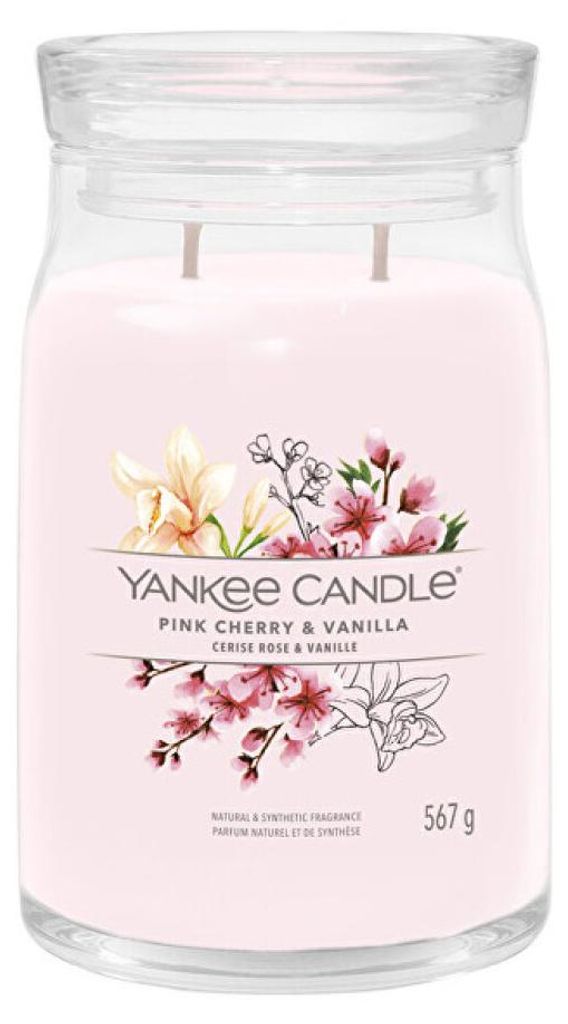 Yankee Candle Signature, Zylinder, Pink, Kirsche (Frucht), Produktbild 