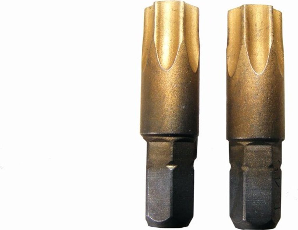 Bit Titan Torx Tamper 2 Stück, Größe:TT 8 x 30 mm