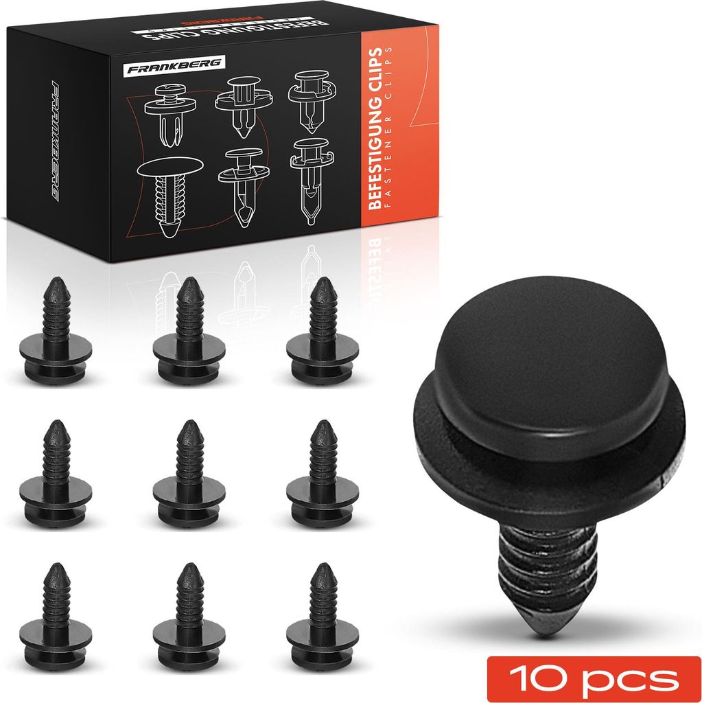 Frankberg 10x Befestigungsclips Heckklappe für VW Golf 5 1K1 Polo 9A 9N Passat 365 Audi A3