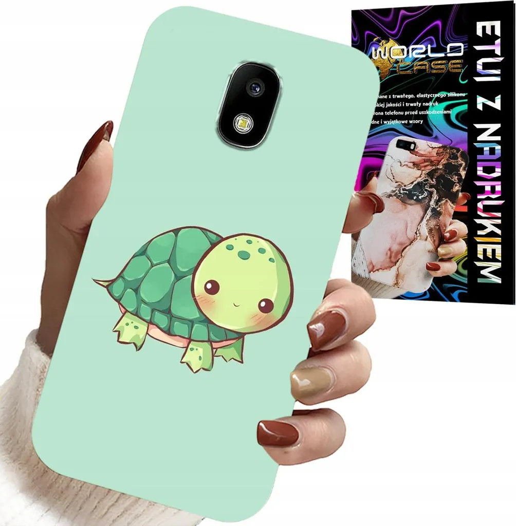 Custodia Samsung J5 2017 Tartarughe per Bambini + Vetro Temperato