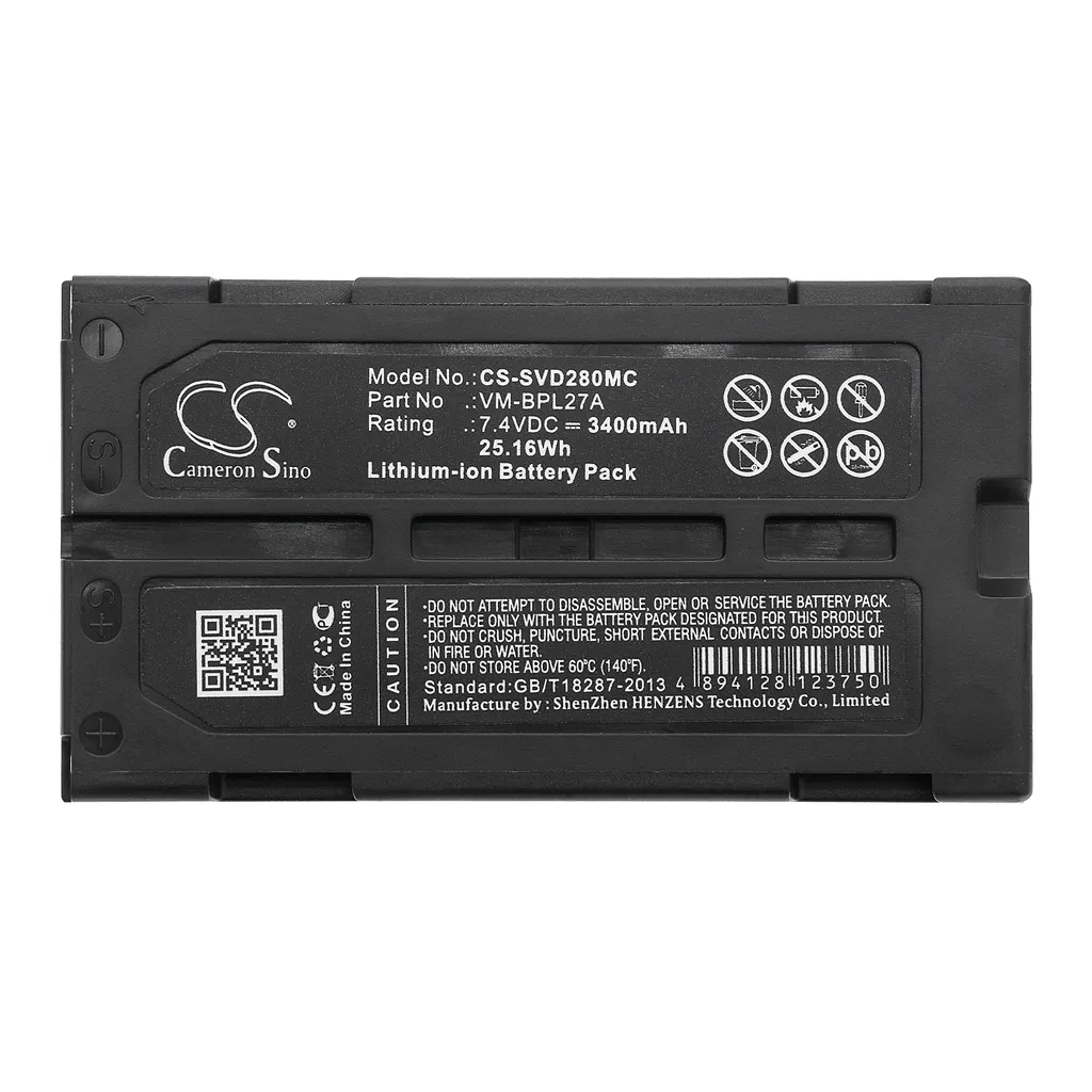 Batteria TECHTEK Panasonic NV-GS10 AGBP15 AGBP25 - Ricambio Alta Qualità - 3