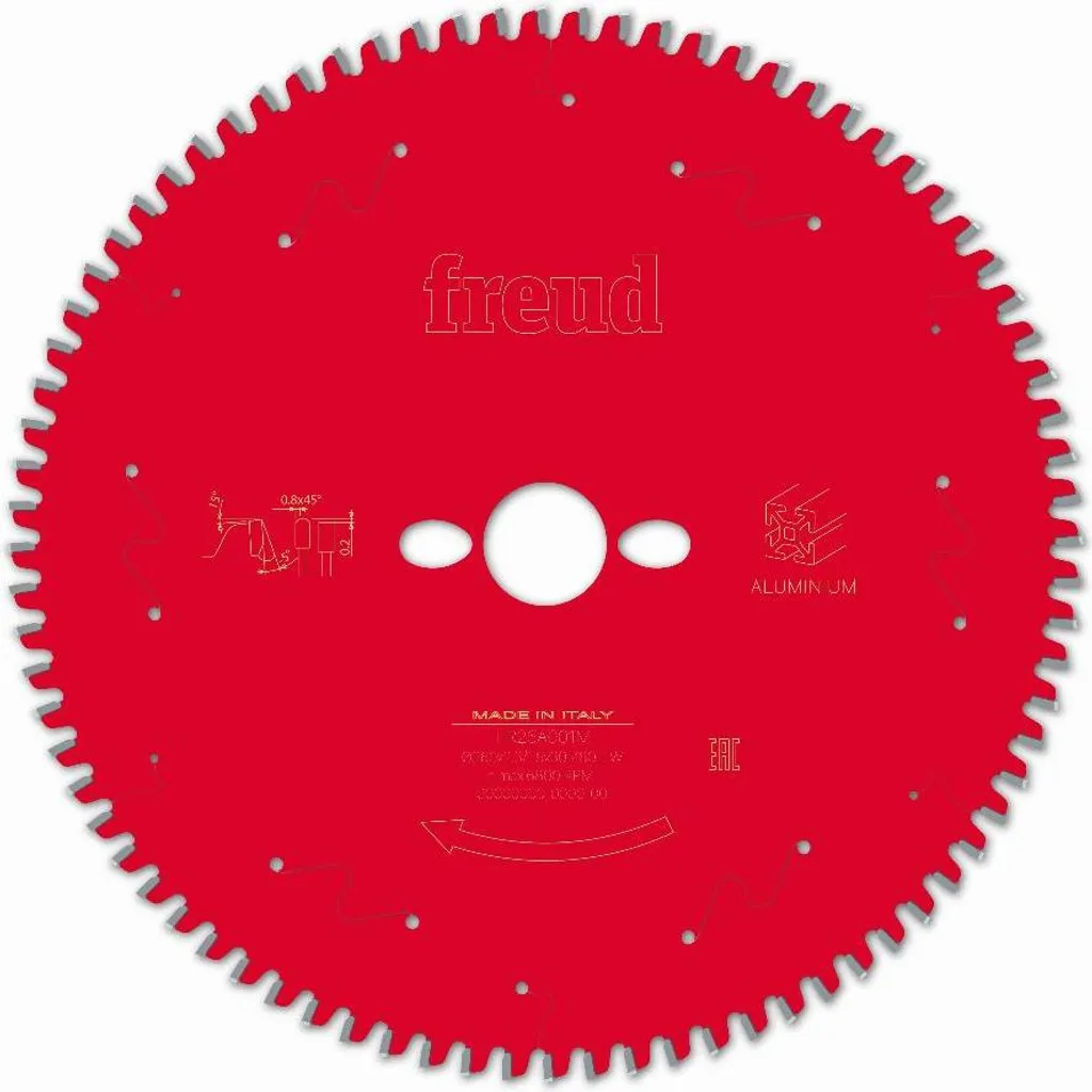 Lame Scie Circulaire 260 mm Z80 Denture Trapézoïdale Fine pour Finitions Pro