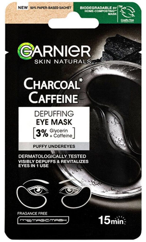 Garnier Haut Naturals Aktivkohle-Koffein-Maske fü r die Augen