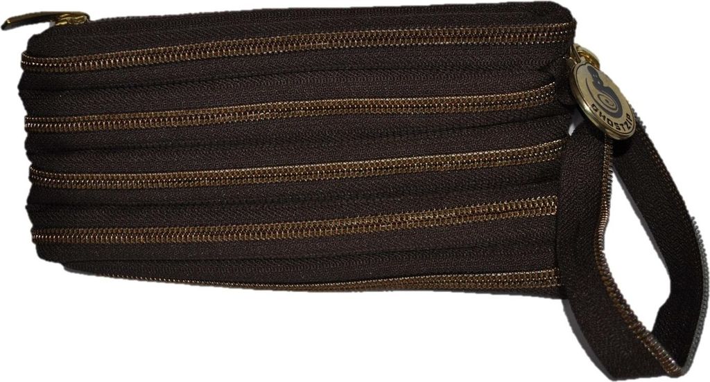 GHOSTZIP Handtasche Abendtasche Clutches Tasche Braun Old Gold