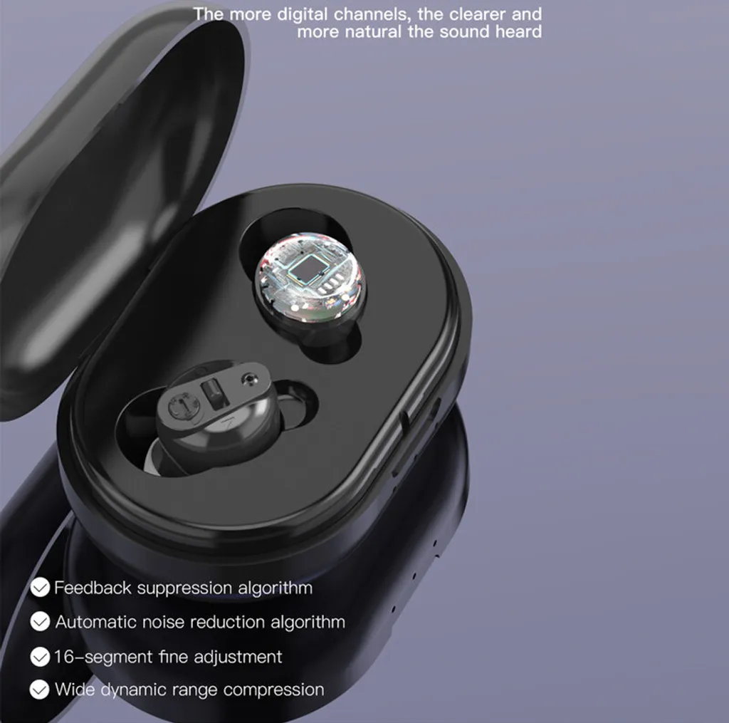 Aide Auditive Contre la Perte d'Audition - Solution Senior Rechargeable - 9