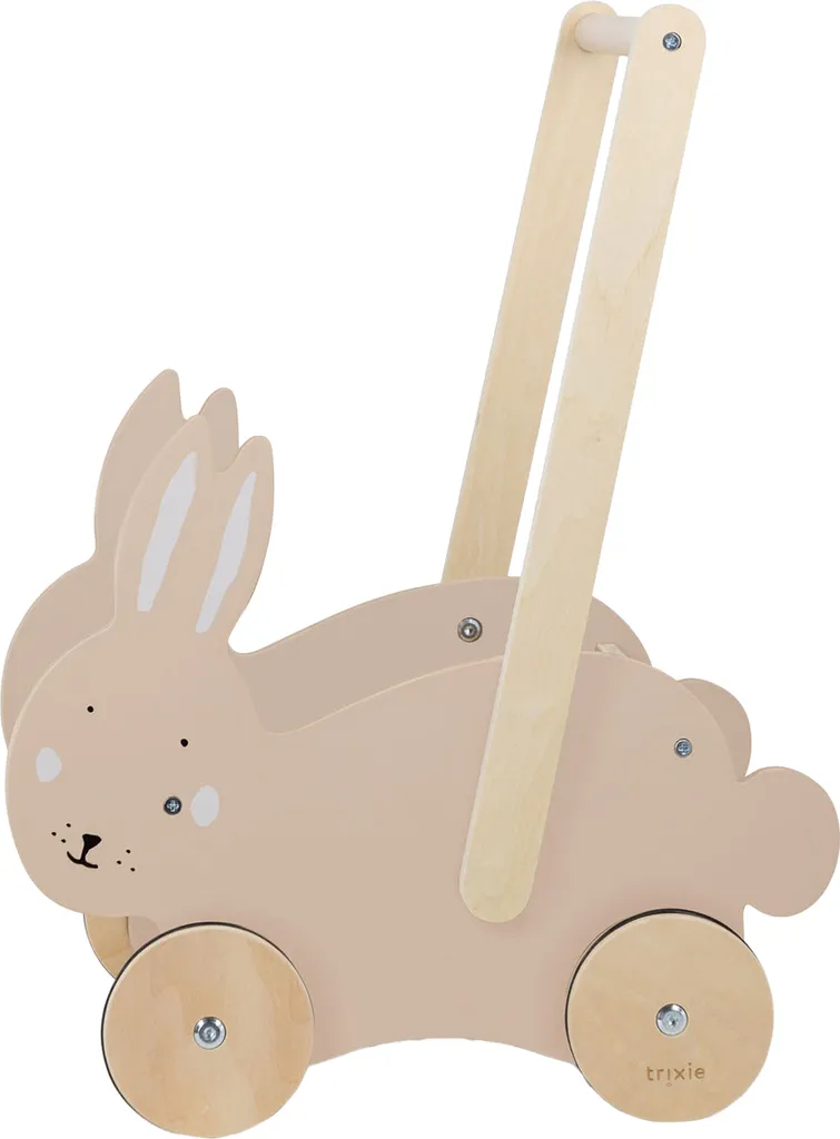 Poussette bois Trixie Mme Lapin : Stable, silencieuse et sécurisée