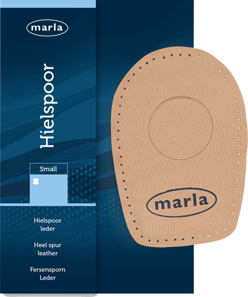 Marla Fersensporn - Schaumstoff-Fersenpolster aus Leder - S
