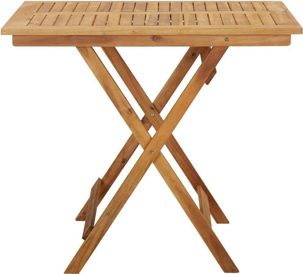 "2026 Aktion"Esstisch/Outdoor Tisch - Klappbarer Gartentisch - moderne Design - Balkontisch - 90x90x75 cm Massivholz Akazie DEMöbel 2263561