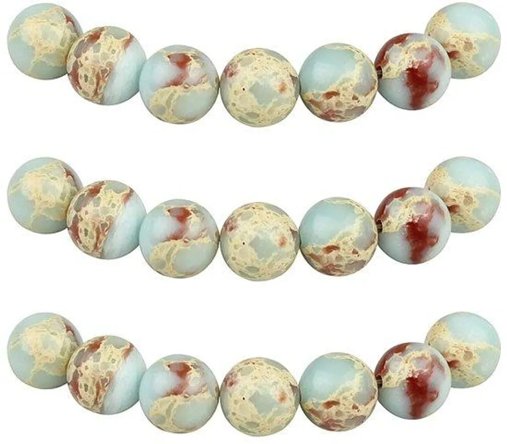 Perles de pierre de Slangen 4 mm - Matériel pour création de bijoux