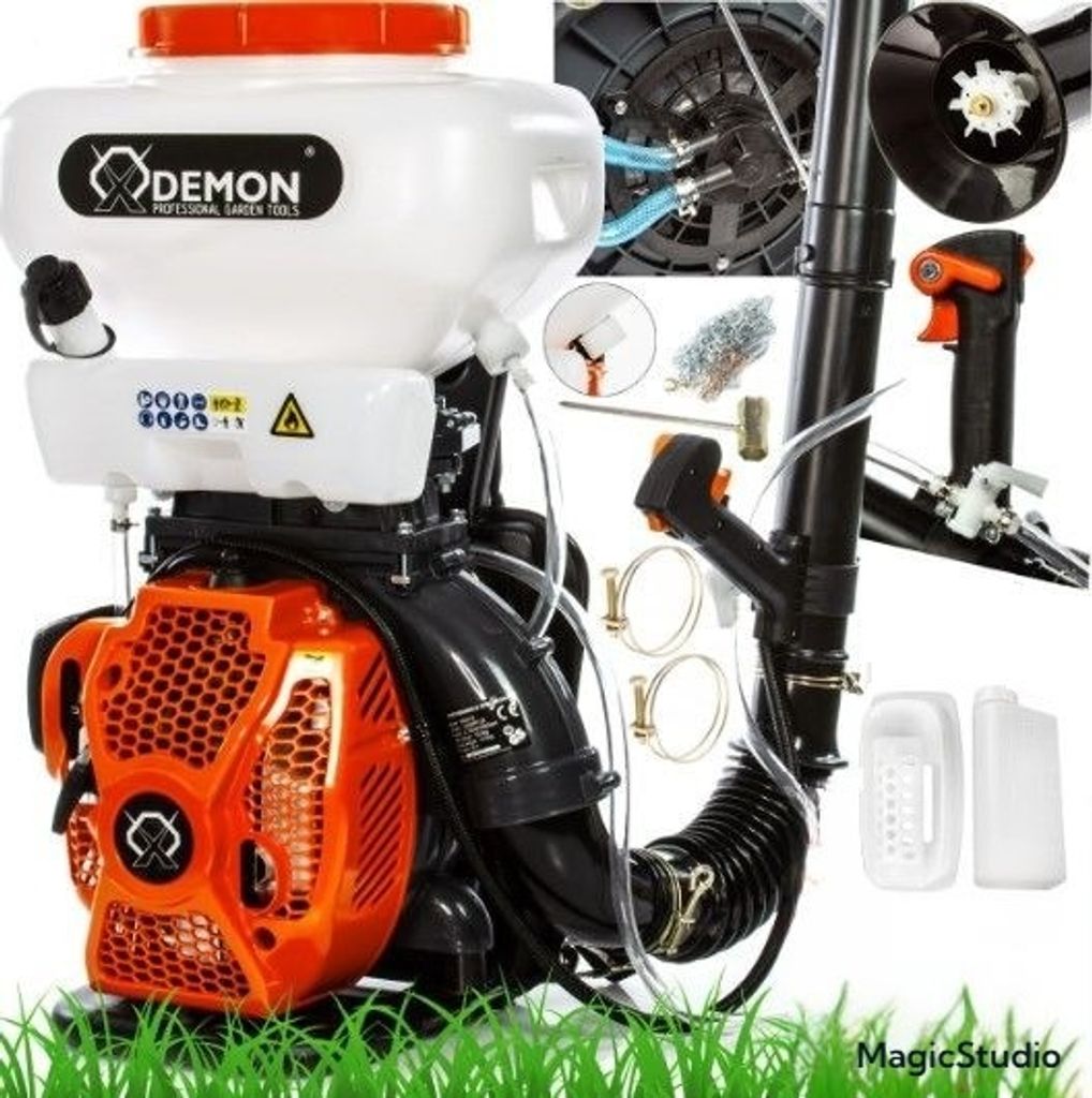 Benzin Motorsprüher 16L 2-takt Dünger Drucksprüher Motorspritze Benzin Sprühgerät Pflanzensprüher Rückensprüher, Gartensprüher