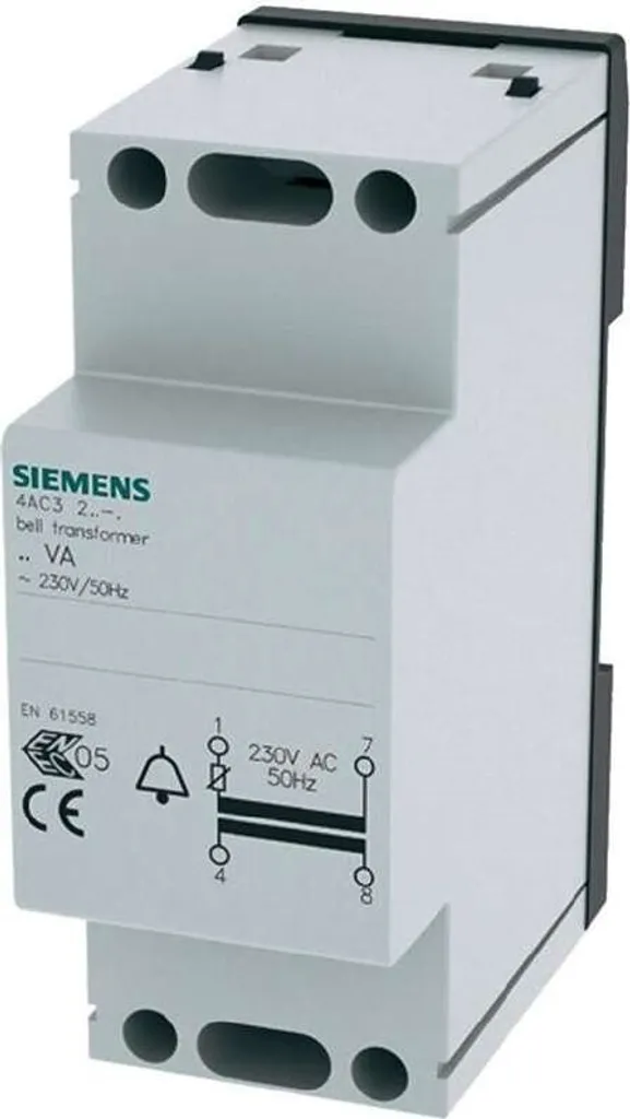 Alimentation Sonnette Siemens 8V 12V pour Carillon et Interphone