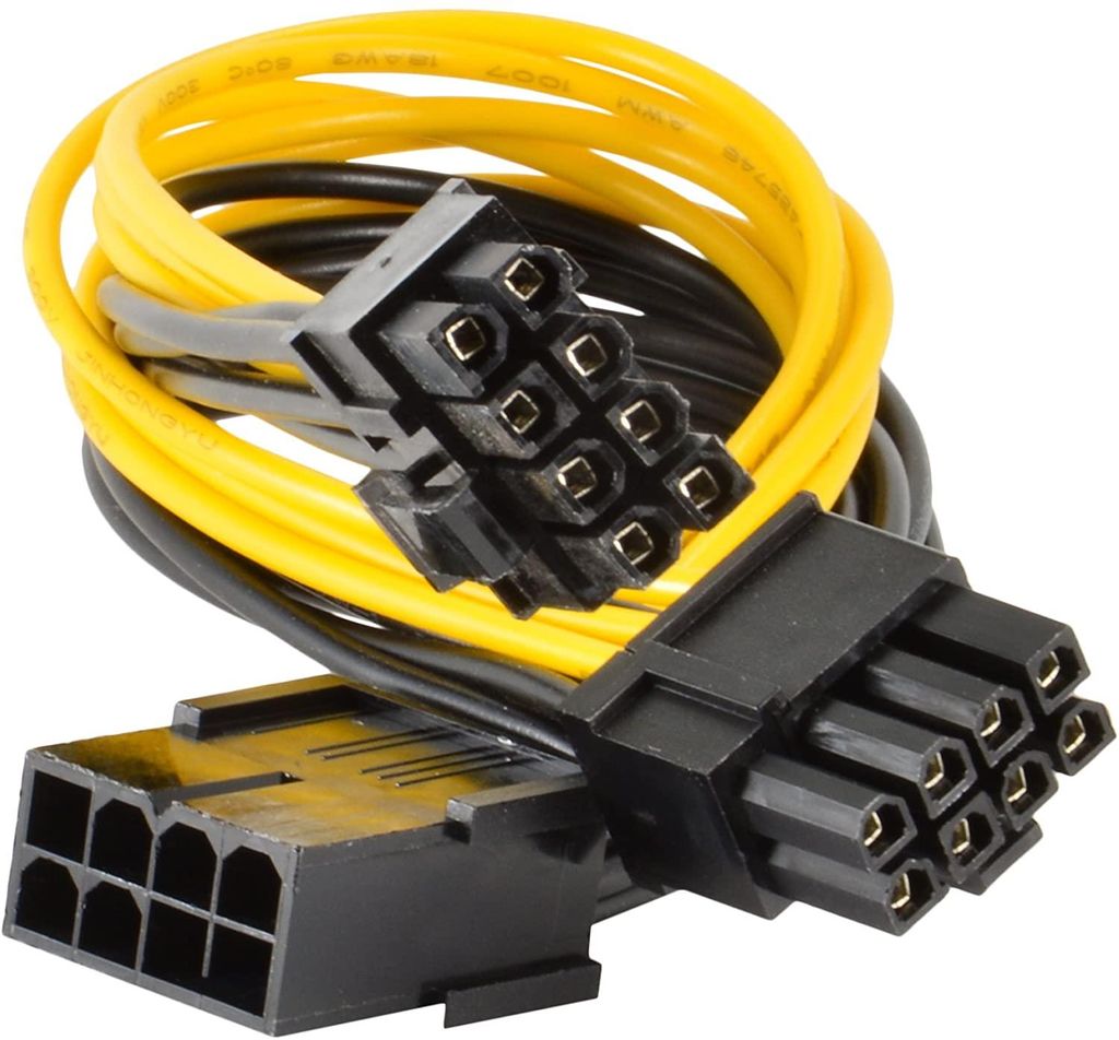 5er-Pack 8-Pin-Grafikkarten-Netzteilkabel (1,2-polig) – 8-Pin-Adapterkabel (1,2-polig auf 2-polig)