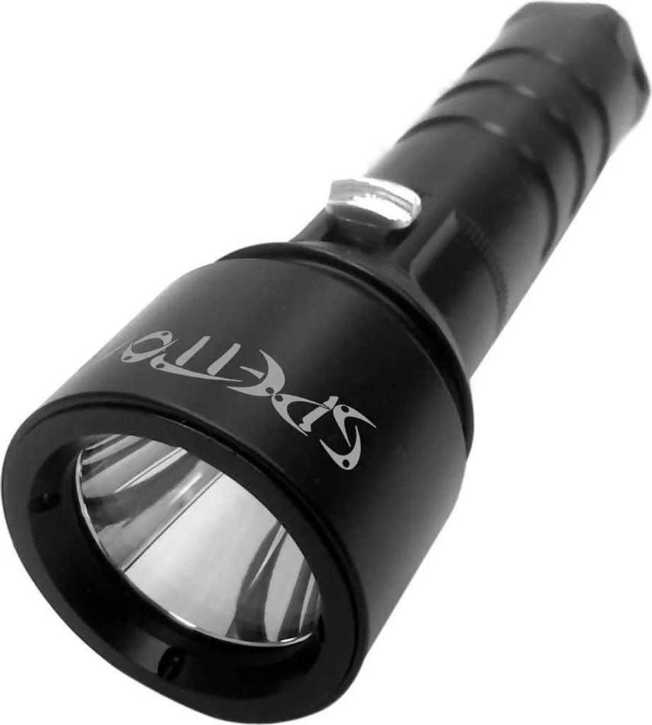 Spetton Q-10 Vx Potenzza Led Cree T6 Tauchlampe Schwarz 1000 Lumens Schwarz 1000 Lumens