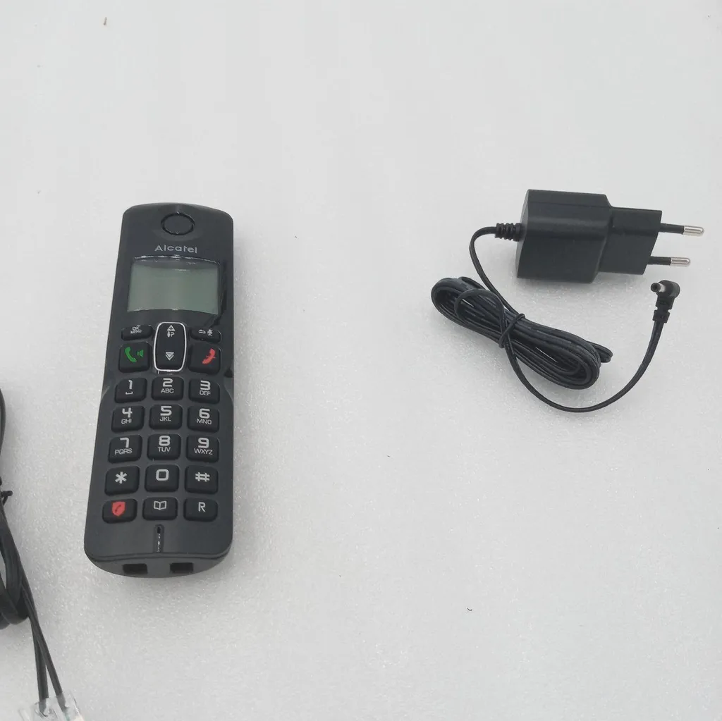 Alcatel S280 EWE Téléphone DECT avec Identificateur d'Appel Noir - 6