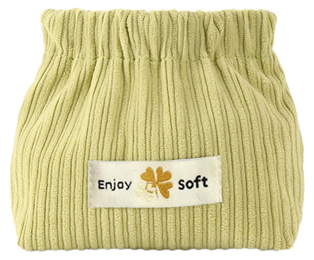 Selbstschließender Cordbeutel, Organizer für Haargummis, tragbarer Druckknopfbeutel zur Aufbewahrung von Lippenstift, Münzen, Kabeln und Schmuck